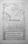 1932 Xmas service bulletin front cover