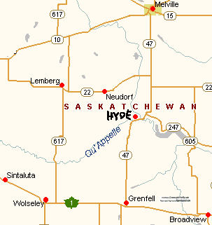 Map of Hyde and area