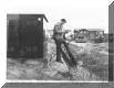 Don doing Facility work in Kitimat 1976, taken by Fraser Sutherland